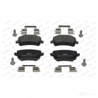 Тормозные колодки дисковые, комплект FERODO 6XZV41W 1424452962 FDB5107 239 14 - Изображение 2