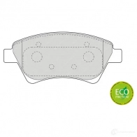 Тормозные колодки дисковые, комплект FERODO KM201V FDB1544 2393 0 716144 - Изображение 6