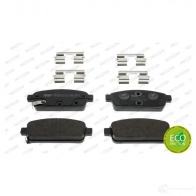 Тормозные колодки дисковые, комплект FERODO 25 096 FDB4265 25097 716694 - Изображение 4