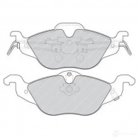 Тормозные колодки, комплект
