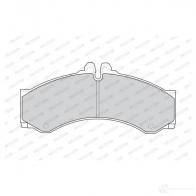 Тормозные колодки дисковые, комплект FERODO FVR1043 PQCZX96 29 076 721613 - Изображение 2