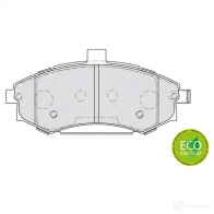 Тормозные колодки дисковые, комплект FERODO 716344 24032 FDB1840 2 4031 - Изображение 2