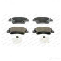 Тормозные колодки дисковые, комплект FERODO 2493 4 716758 FDB4387 24935 - Изображение 2
