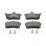 Тормозные колодки дисковые, комплект FERODO 21683 2 1682 FDB917 717119 - Изображение 2