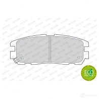 Тормозные колодки дисковые, комплект FERODO 715859 2 1875 21876 FDB1017 - Изображение 2