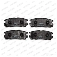 Тормозные колодки дисковые, комплект FERODO 715859 2 1875 21876 FDB1017 - Изображение 6