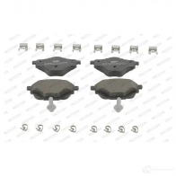Тормозные колодки дисковые, комплект FERODO 716875 2 5827 25828 FDB4766 - Изображение 3