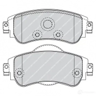 Тормозные колодки дисковые, комплект FERODO 2 5220 25221 FDB4336 716736