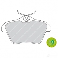 Тормозные колодки дисковые, комплект FERODO 21 605 FDB995 21606 717174 - Изображение 2
