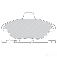 Тормозные колодки дисковые, комплект FERODO 721609 23042 230 03 FVR1002 - Изображение 2
