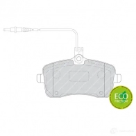 Тормозные колодки дисковые, комплект FERODO FDB1725 716275 241 34 BH77D - Изображение 8