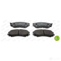 Тормозные колодки дисковые, комплект FERODO 2 3891 716281 FDB1733 1DYY5 - Изображение 2