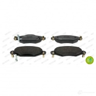 Тормозные колодки дисковые, комплект FERODO FDB1513 233 40 Toyota Yaris Verso (XP20) 1 Минивэн 1.4 D 4D (NLP20. NLP22) 75 л.с. 2001 – 2005 23341