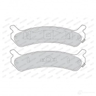 Тормозные колодки дисковые, комплект FERODO 715869 2 1770 FDB1033 21771