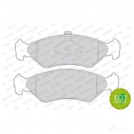 Тормозные колодки дисковые, комплект FERODO 2 3101 23102 FDB1082 715900 - Изображение 2