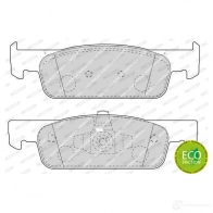 Тормозные колодки дисковые, комплект FERODO 716829 25703 25 702 FDB4615 - Изображение 5