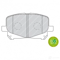 Тормозные колодки дисковые, комплект FERODO 2351 3 FDB1752 K2EH0 716296 - Изображение 2