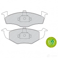 Тормозные колодки дисковые, комплект FERODO 21868 FDB1101 715914 2186 6 - Изображение 2