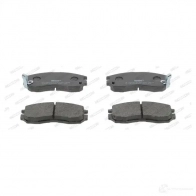 Тормозные колодки дисковые, комплект FERODO 717023 21648 21 647 FDB764 - Изображение 2