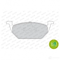 Тормозные колодки дисковые, комплект FERODO FDB1094 E8LJ4O 2 3130 715906 - Изображение 5