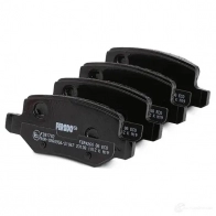Тормозные колодки дисковые, комплект FERODO 231 38 716309 FDB1782 45KN5B8 - Изображение 3