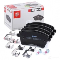 Тормозные колодки дисковые, комплект FERODO 716630 FDB4185 2469 3 VAEO27D - Изображение 2
