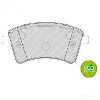 Тормозные колодки дисковые, комплект FERODO 716630 FDB4185 2469 3 VAEO27D - Изображение 10