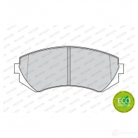 Тормозные колодки дисковые, комплект FERODO 715942 23503 FDB1166 2 3502 - Изображение 2