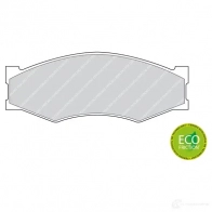 Тормозные колодки дисковые, комплект FERODO 4TI2C 716517 FDB340 2 1099 - Изображение 2