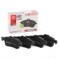 Тормозные колодки дисковые, комплект FERODO 241 37 FDB1766 ZXVJQOX 716305 - Изображение 2