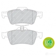 Тормозные колодки дисковые, комплект FERODO 241 37 FDB1766 ZXVJQOX 716305 - Изображение 5