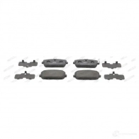 Тормозные колодки дисковые, комплект FERODO 716372 FDB1894 2429 8 WSJZ1 - Изображение 2