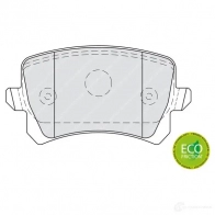 Тормозные колодки дисковые, комплект FERODO 716578 244 83 3JWA0U FDB4058 - Изображение 7