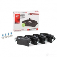 Тормозные колодки дисковые, комплект FERODO 2366 9 FDB1453 721638 FVR1453 - Изображение 2