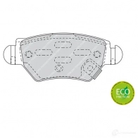 Тормозные колодки дисковые, комплект FERODO FDB1294 715966 2305 2 23053 - Изображение 2