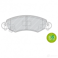 Тормозные колодки дисковые, комплект FERODO 23254 FDB1423 716044 2 3253 - Изображение 2