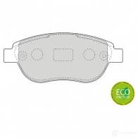 Тормозные колодки дисковые, комплект FERODO 23 600 EPKBIJR 716087 FDB1476 - Изображение 8