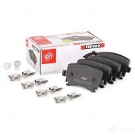 Тормозные колодки дисковые, комплект FERODO 2 3914 XU1OXX 716211 FDB1636 - Изображение 2