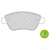 Тормозные колодки дисковые, комплект FERODO 716235 237 05 L4W5H FDB1666 - Изображение 2
