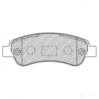 Тормозные колодки дисковые, комплект FERODO 721679 FVR1927 35V4M 2 4465 - Изображение 6