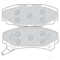 Тормозные колодки дисковые, комплект FERODO IK3YQ30 717123 2514 0 FDB921