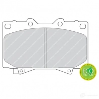 Тормозные колодки дисковые, комплект FERODO 235 24 716070 FDB1456 23525 - Изображение 2