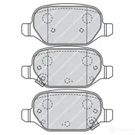 Тормозные колодки дисковые, комплект FERODO 716803 2360 1 FDB4464 8A64G - Изображение 2