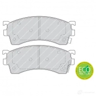 Тормозные колодки дисковые, комплект FERODO 717143 21 754 21755 FDB950 - Изображение 2