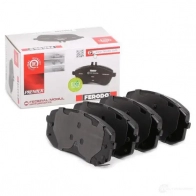 Тормозные колодки дисковые, комплект FERODO 24502 FDB4194 716640 24 501 - Изображение 2
