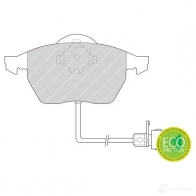 Тормозные колодки дисковые, комплект FERODO FDB590 20678 716932 20 676 - Изображение 2
