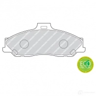 Тормозные колодки дисковые, комплект FERODO 2354 0 FDB1527 716130 4I5TT - Изображение 2