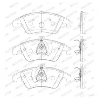 Тормозные колодки дисковые, комплект FERODO GR1SX FDB1979 716428 243 10 - Изображение 8