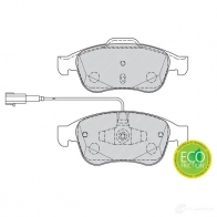 Тормозные колодки дисковые, комплект FERODO 25180 2453 8 716734 FDB4331 - Изображение 6