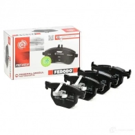 Тормозные колодки дисковые, комплект FERODO 716326 FDB1808 RZ374E 23 550 - Изображение 2